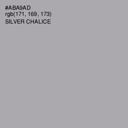 #ABA9AD - Silver Chalice Color Image